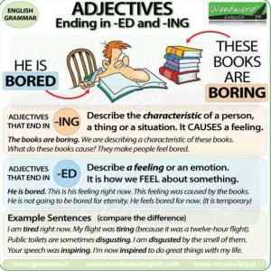 Participial Adjectives memory game