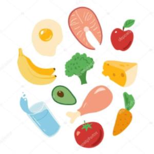Aprendemos de los alimentos saludables
