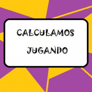 Imagen de portada del videojuego educativo: CALCULAMOS JUGANDO, de la temática Matemáticas