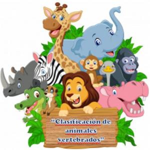 Imagen de portada del videojuego educativo: Clasificación de Animales vertebrados, de la temática Ciencias