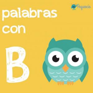 JUEGO PALABRAS CON B INICIAL.