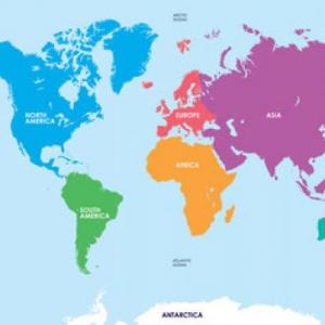 DIVERSIDAD Y COMPONENTES DE LOS PAISAJES DE LOS CONTINENTES