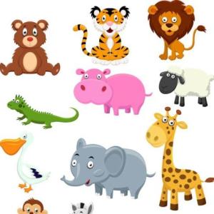 Imagen de portada del videojuego educativo: Animales salvajes, de la temática Ciencias
