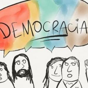 Imagen de portada del videojuego educativo: 40 años de Democracia - 6to año, de la temática Cultura general