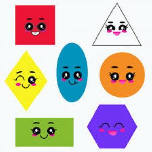 Imagen de portada del videojuego educativo: Figuras Geométricas, de la temática Matemáticas