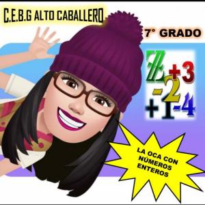 JUGANDO A LA OCA CON NÚMEROS ENTEROS