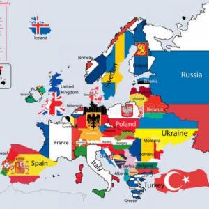 BANDERAS DE EUROPA