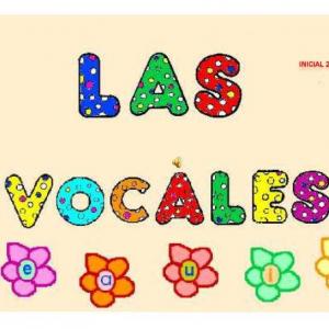 Imagen de portada del videojuego educativo: Vocales, de la temática Literatura