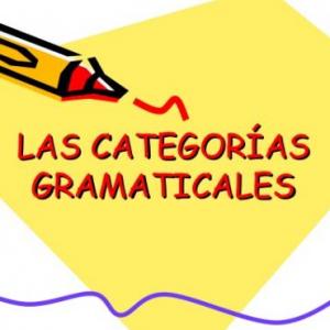 Categorías Gramaticales