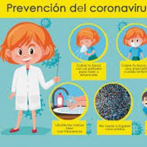 Imagen de portada del videojuego educativo: HÁBITOS PARA PREVENIR EL COVID, de la temática Salud