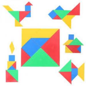 Imagen de portada del videojuego educativo: TANGRAM, de la temática Matemáticas