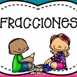 Imagen de portada del videojuego educativo: TIPOS Y PARTES DE LAS FRACCIONES, de la temática Matemáticas