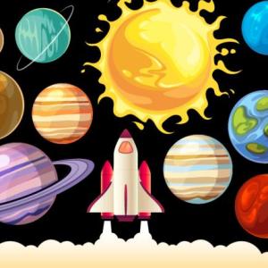 Imagen de portada del videojuego educativo: EL SISTEMA SOLAR, de la temática Ciencias