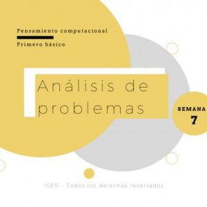 Imagen de portada del videojuego educativo: Análisis de problemas, de la temática Informática