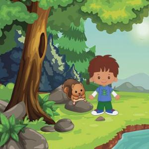 Imagen de portada del videojuego educativo: On està Joan?, de la temática Idiomas