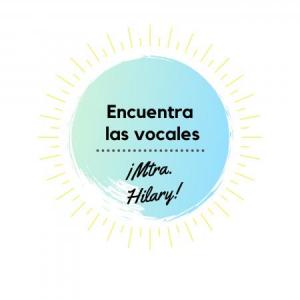 encuentra las vocales