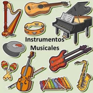 Imagen de portada del videojuego educativo: Instrumentos musicales , de la temática Artes