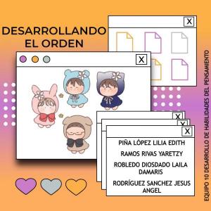 Desarrollando el orden