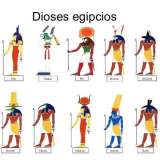 Imagen de portada del videojuego educativo: Dioses egipcios, de la temática Historia