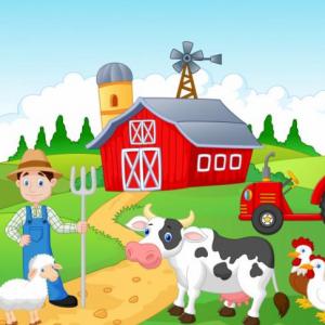 Imagen de portada del videojuego educativo: A nice place: A farm, de la temática Idiomas