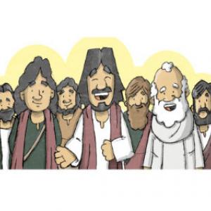 Imagen de portada del videojuego educativo: Apóstoles de Jesús, de la temática Religión