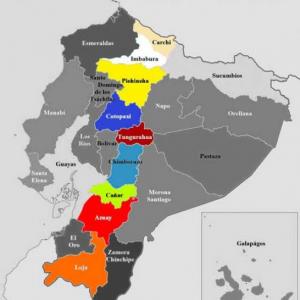 PROVINCIAS Y CAPITALES DE LA SIERRA ECUATORIANA