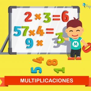 Imagen de portada del videojuego educativo: MULTIPLICACIONES, de la temática Matemáticas