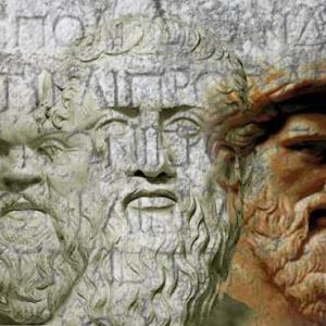 Imagen de portada del videojuego educativo: Filósofos Presocráticos , de la temática Filosofía