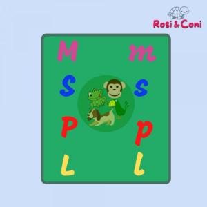 Imagen de portada del videojuego educativo: Consonantes mayúsculas y minúsculas., de la temática Lengua