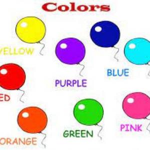 COLORS IN ENGLISH