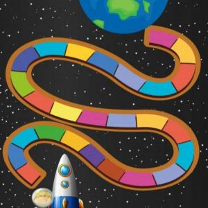 JUEGO DE LA OCA CON FIGURAS GEOMETRICAS