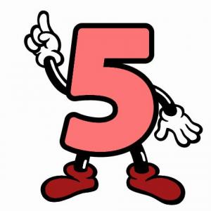 LOS NUMEROS DEL 1 AL 5