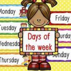 Days of the week