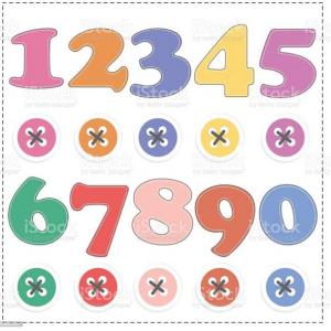 Numbers from 1 to 15