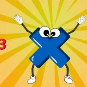Imagen de portada del videojuego educativo: Exclusión  del 9  en la multiplicación, de la temática Matemáticas