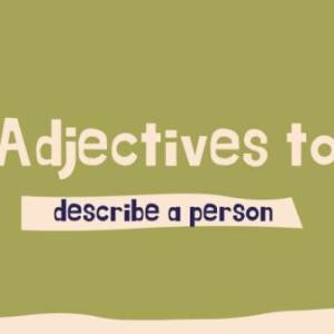 ADJECTIVES