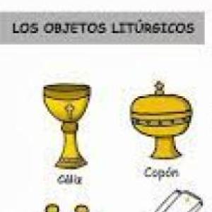 OBJETOS SAGRADOS DE LA IGLESIA