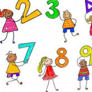Numbers 1-2