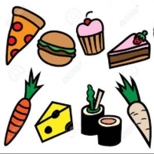 Alimentos saludables y no saludables