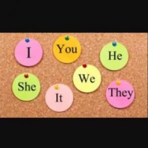 let's play personal pronouns