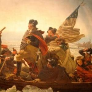 Imagen de portada del videojuego educativo:  La independencia de las 13 colonias, de la temática Historia