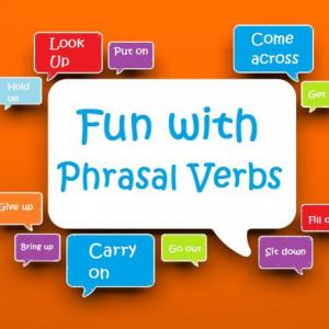 Phrasal verbs