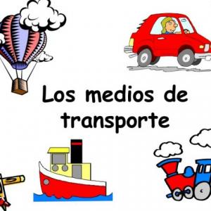 Imagen de portada del videojuego educativo: Los medios de Transporte, de la temática Cultura general
