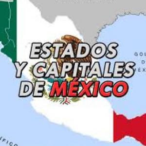 Capitales y estados de México.