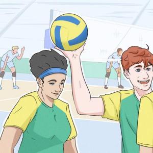 Imagen de portada del videojuego educativo: 4to_Voleibol, de la temática Deportes