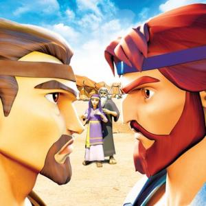 Imagen de portada del videojuego educativo: Jacob y Esaú, de la temática Religión
