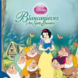 Imagen de portada del videojuego educativo: Personajes de Blancanieves y los siete enanos, de la temática Lengua