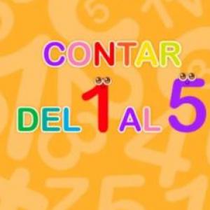 Imagen de portada del videojuego educativo: DEL 1 AL 5, de la temática Matemáticas