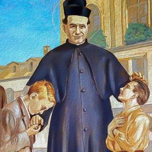 Imagen de portada del videojuego educativo: Vida de Don Bosco, de la temática Personalidades