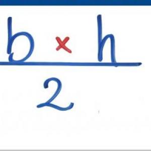 calculo de área de triángulos 